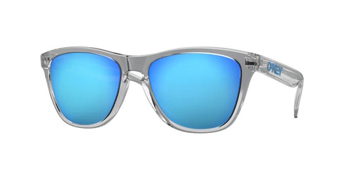 [0OO9013] Oakley Frogskins Crystal Clear Prizm Sapphire