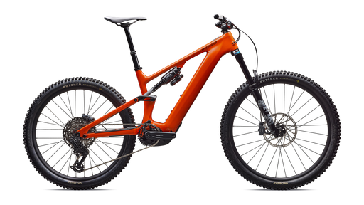 Specialized Turbo Levo Comp Carbon G4 Gloss Orange Tint Over Silver Dust / Dark navy